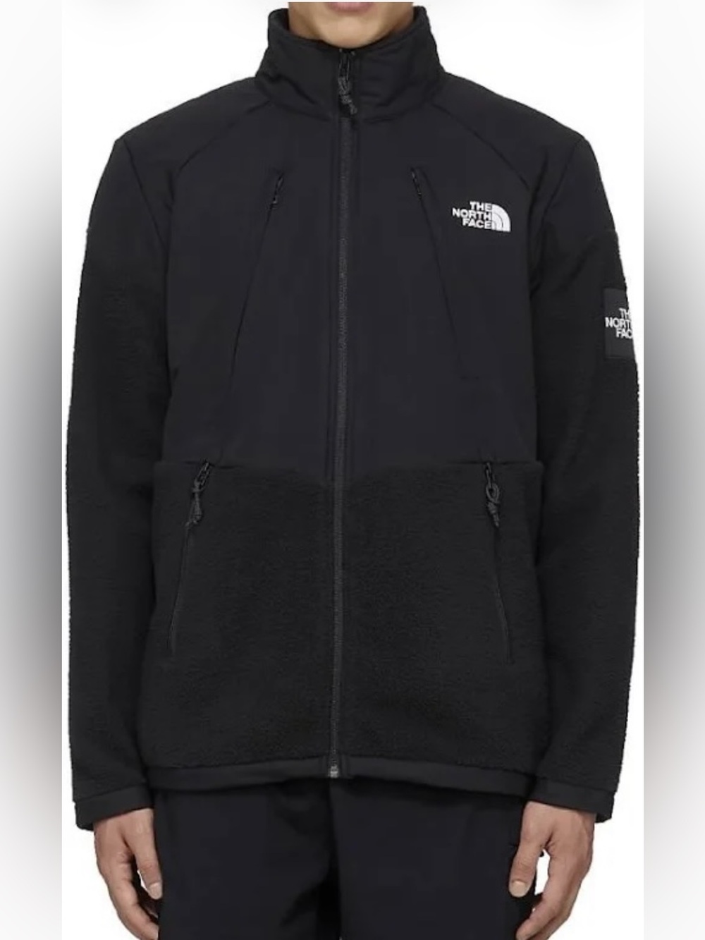 The North Face Men’s Denali Phlego Full Zip Fleece Jacket In Black Size XXL